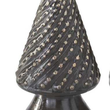 Mini Pewter Mercury Glass Christmas Trees