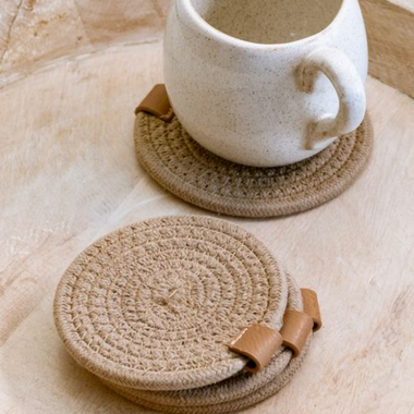 Set of 4 Fabric Coasters