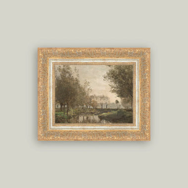 12x10 The Creek Art in Frame