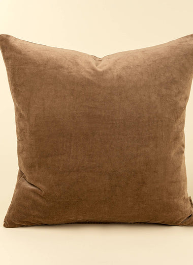 20x20 Vera Luxe Velvet Pillow - Caramel