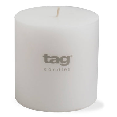 4x4 Chapel Pillar Candle - White