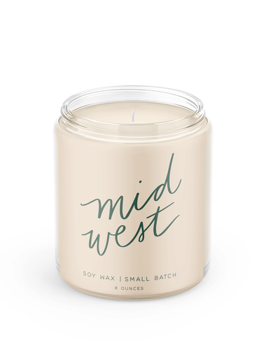 8 oz Poured Goods Candle - Midwest