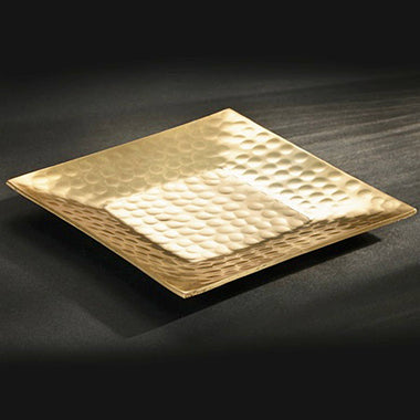 Gold Hammered Tray - Small