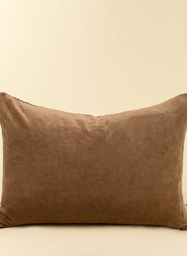 16x24 Vera Luxe Velvet Pillow - Caramel