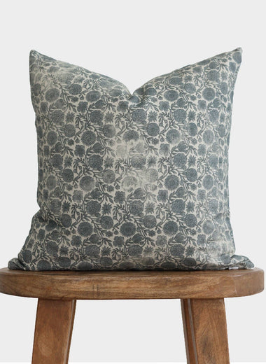 18x18 Gracie in Blue Pillow Cover