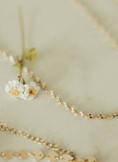 Amelia Gold Twist Necklace