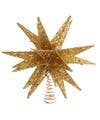 12" Gold Moravian Star Tree Topper