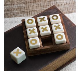 Wood Tic Tac Toe Set