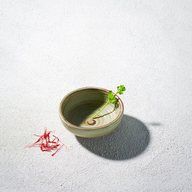 Stoneware Palm Mini Bowl - Sage