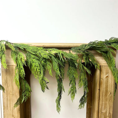 52" Real Touch Port Orford Hanging Cedar Garland