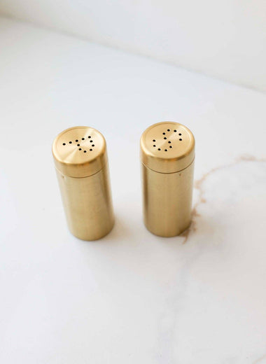 Gold Salt & Pepper Shaker Set