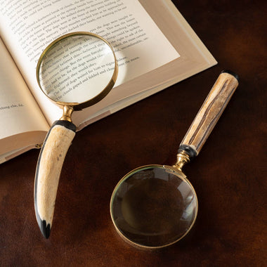 Horn Handle Magnifying Glass