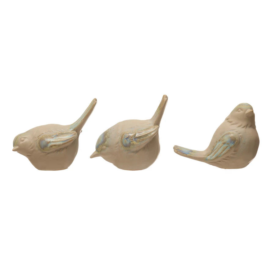 Glazed Stoneware Bird