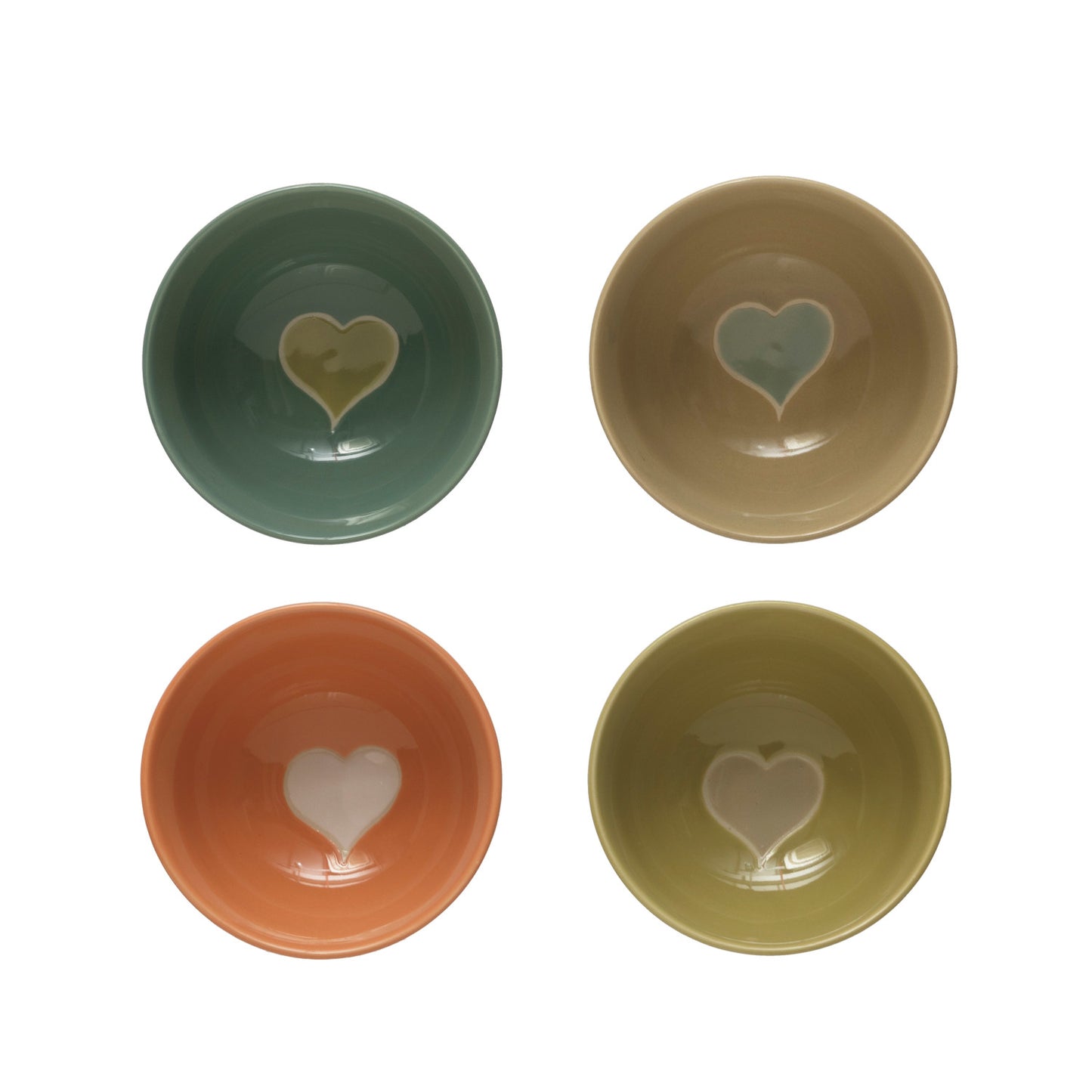 Stoneware Bowl with Heart
