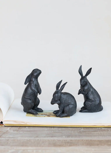 Faux Cast Iron Rabbit