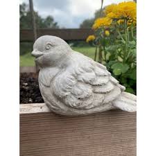 Cement Sitting Bird