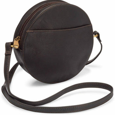 Columbian Leather Canteen Crossbody: Cafe