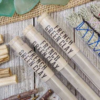 French Green Clay Face Mask Tube