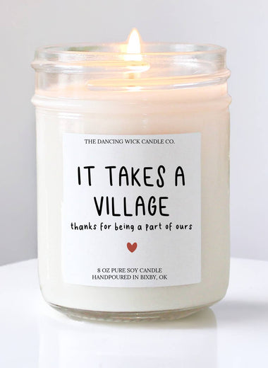 It Takes a Village Candle - Cocoa Butter & Cashmere
