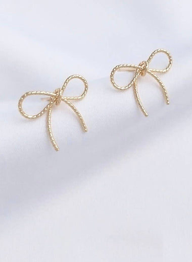 Lela Bow Stud Earrings