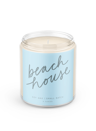 8 oz Poured Goods Candle - Beach House