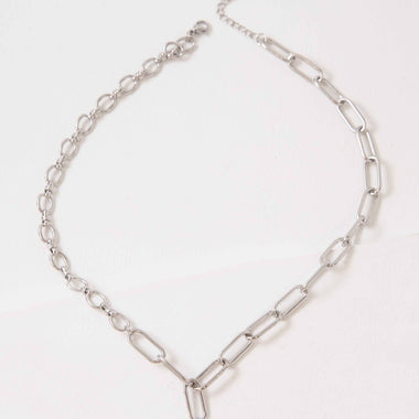 Simple Pearl Charm Necklace