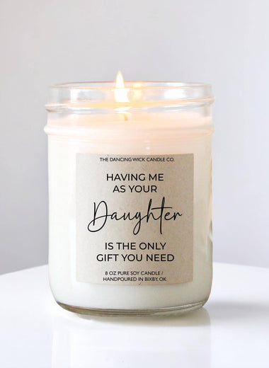 Only Gift You Need Candle - Golden Hour
