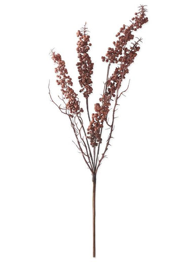 30" Rust Berry Stem