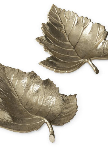 Gold Metal Leaf Tray
