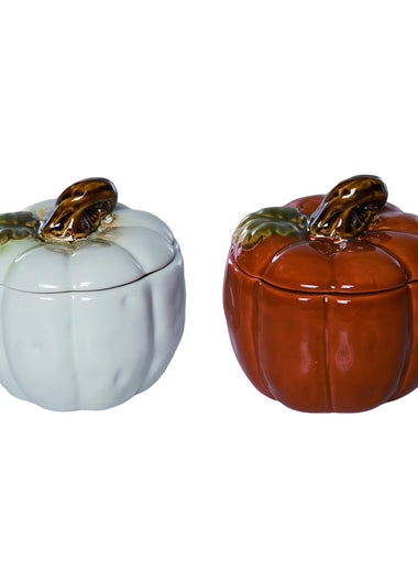 Ceramic Pumpkin Jar