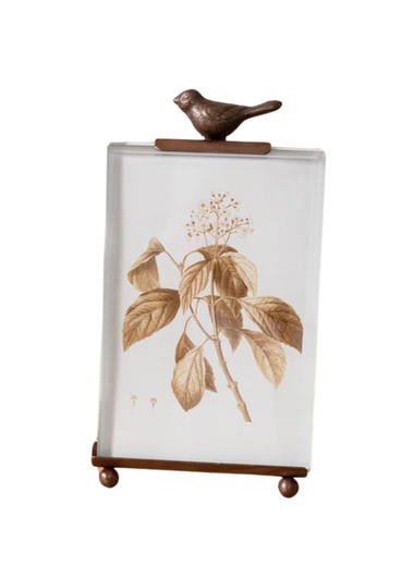 4x6 Botanical Bird Photo Frame