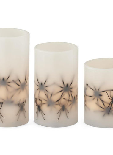 LED Flicker Flame Spider Candle