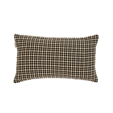 12x21 Classic Houndstooth Brown Pillow