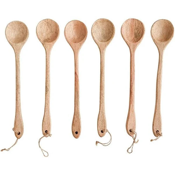 Hand-Carved Acacia Wood Spoon