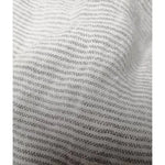 24x24 Lina Grey Stripe Linen Pillow