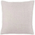 24x24 Lina Grey Stripe Linen Pillow