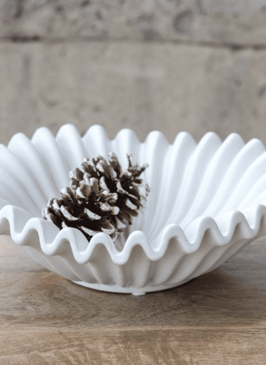 Matte White Deco Dish