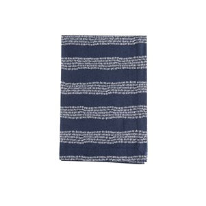 Wavy Dots Navy Napkin