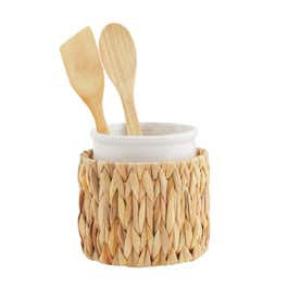 Hyacinth Utensil Crock