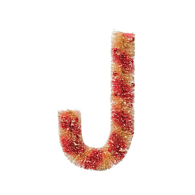 Nostalgic Bottle Brush Candy Cane