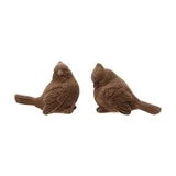 Flocked Taupe Cardinal