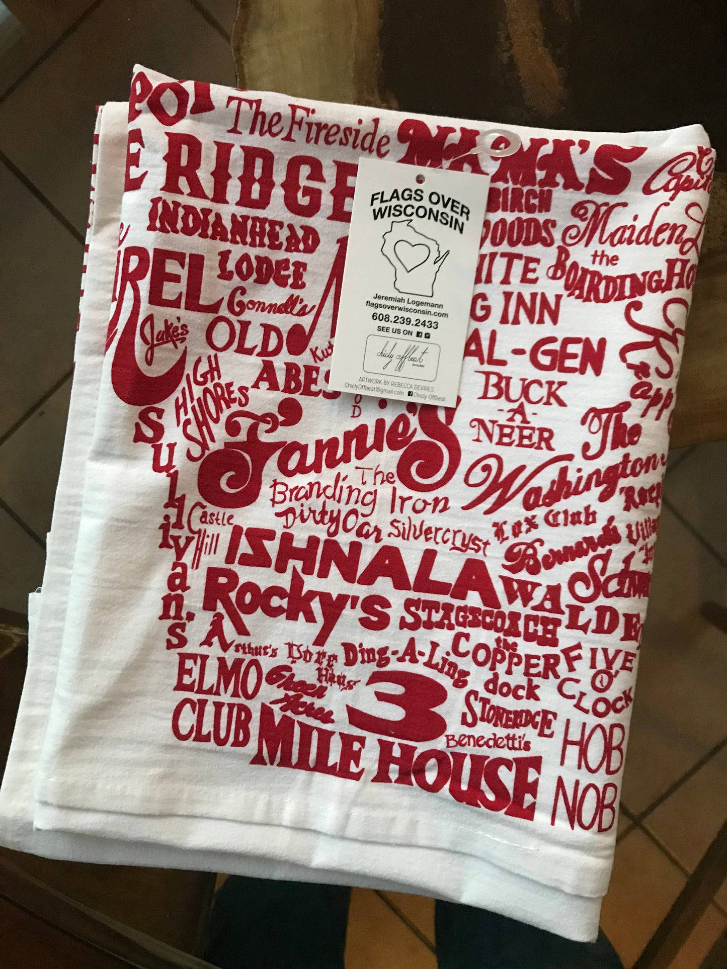 Supper Club Tea Towel