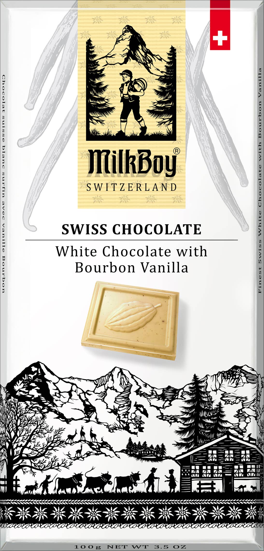 3.5 oz White Chocolate with Bourbon Vanilla