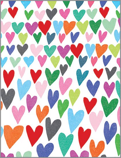 Valentine Card - Paper Hearts
