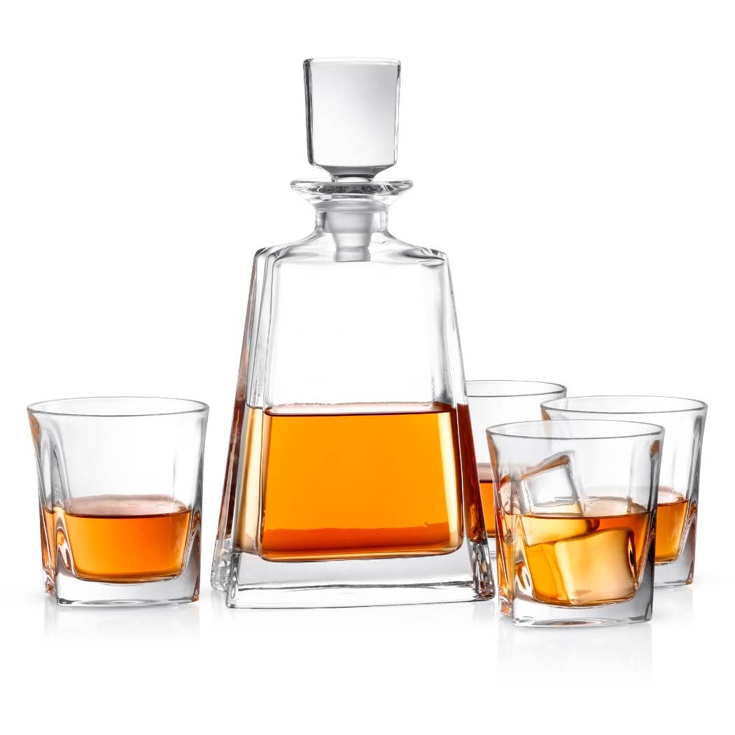 Whiskey 5-Piece Decanter Set
