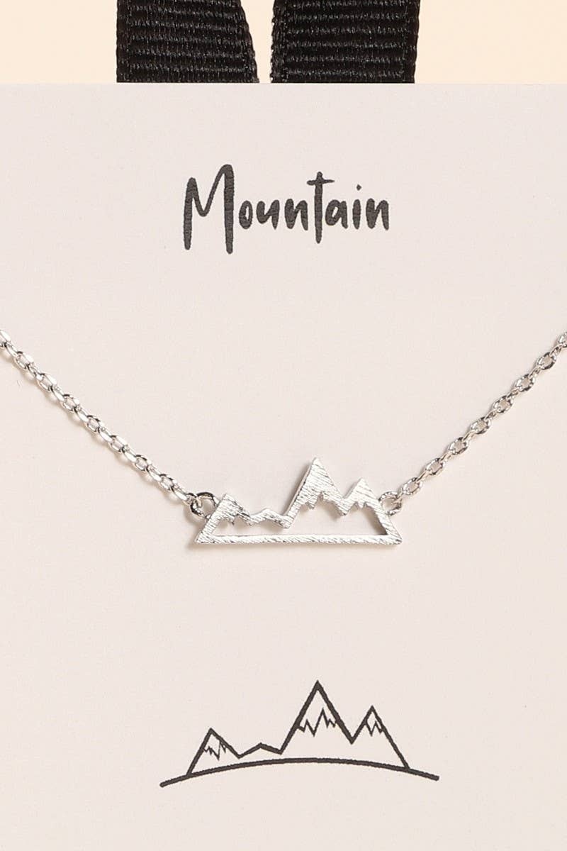 Mountains Charm Necklace