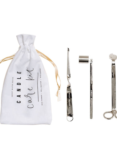 Silver Candle Care Kit Tools