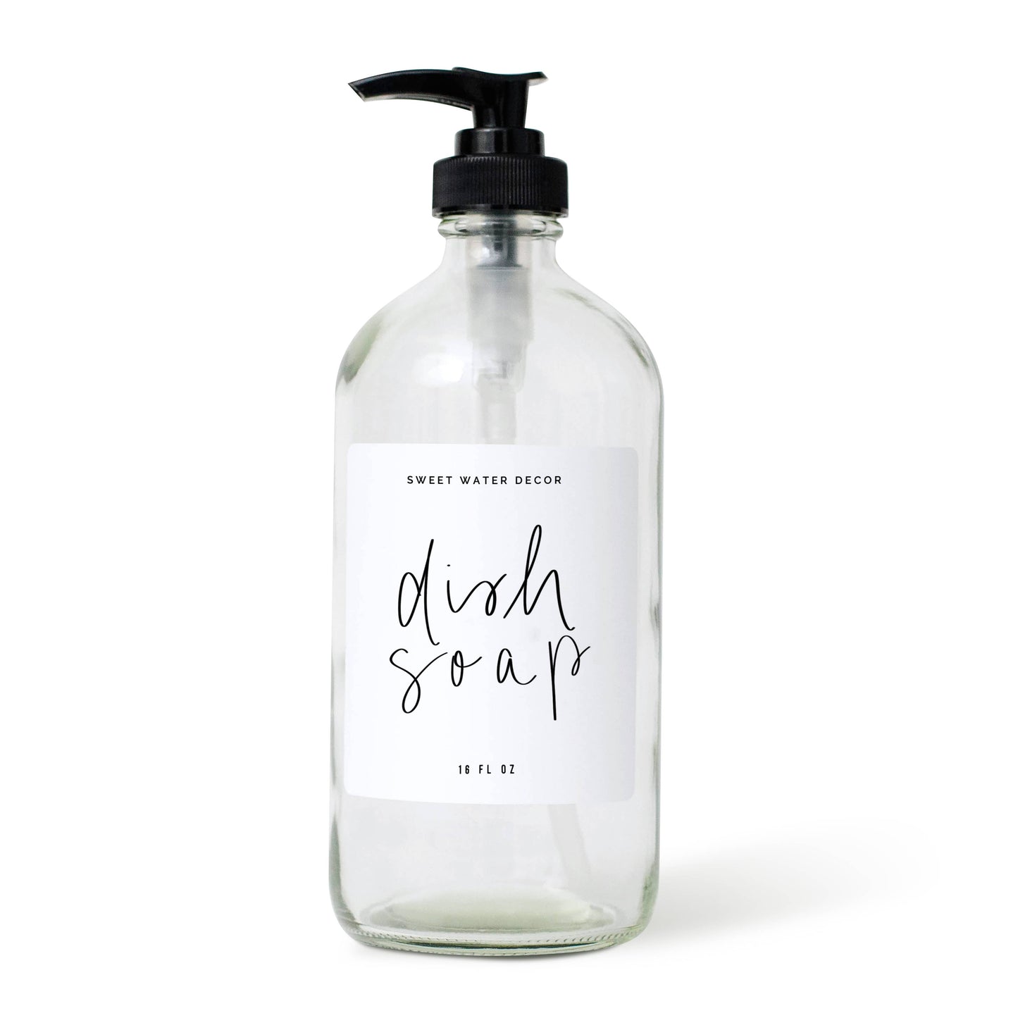 White Label Dish Soap Dispenser