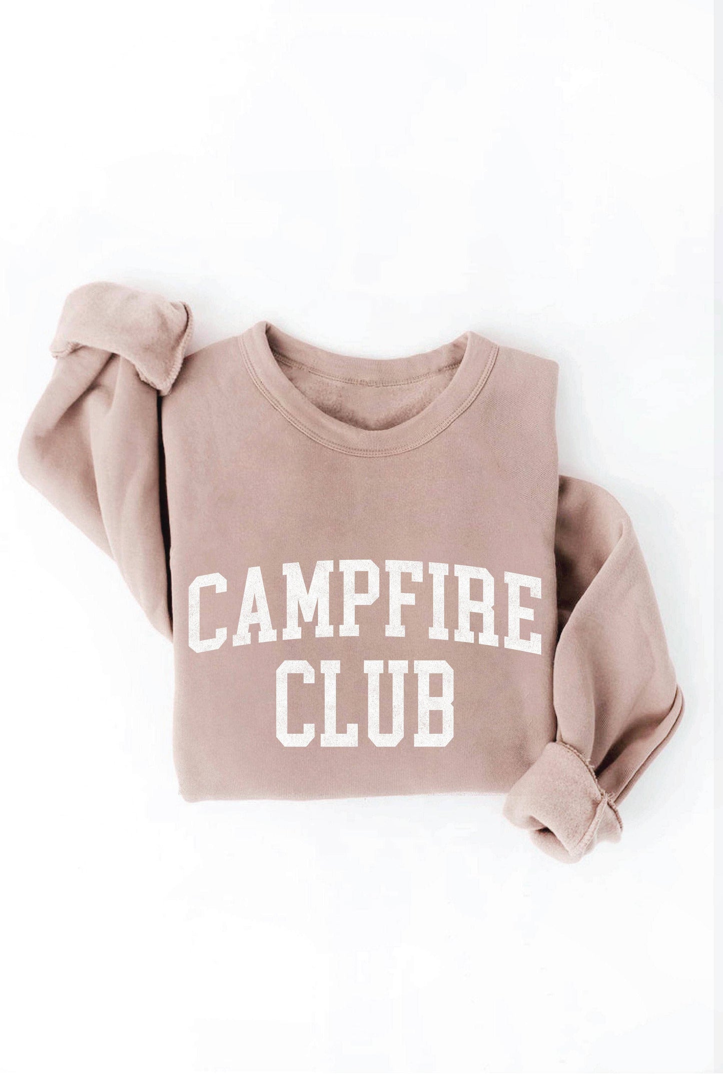 Campfire Club in Tan Sweatshirt