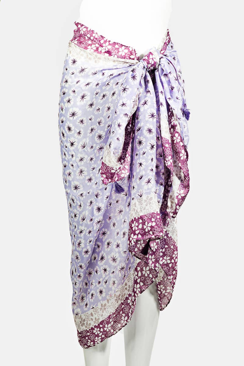Floral Multi Print Sarong